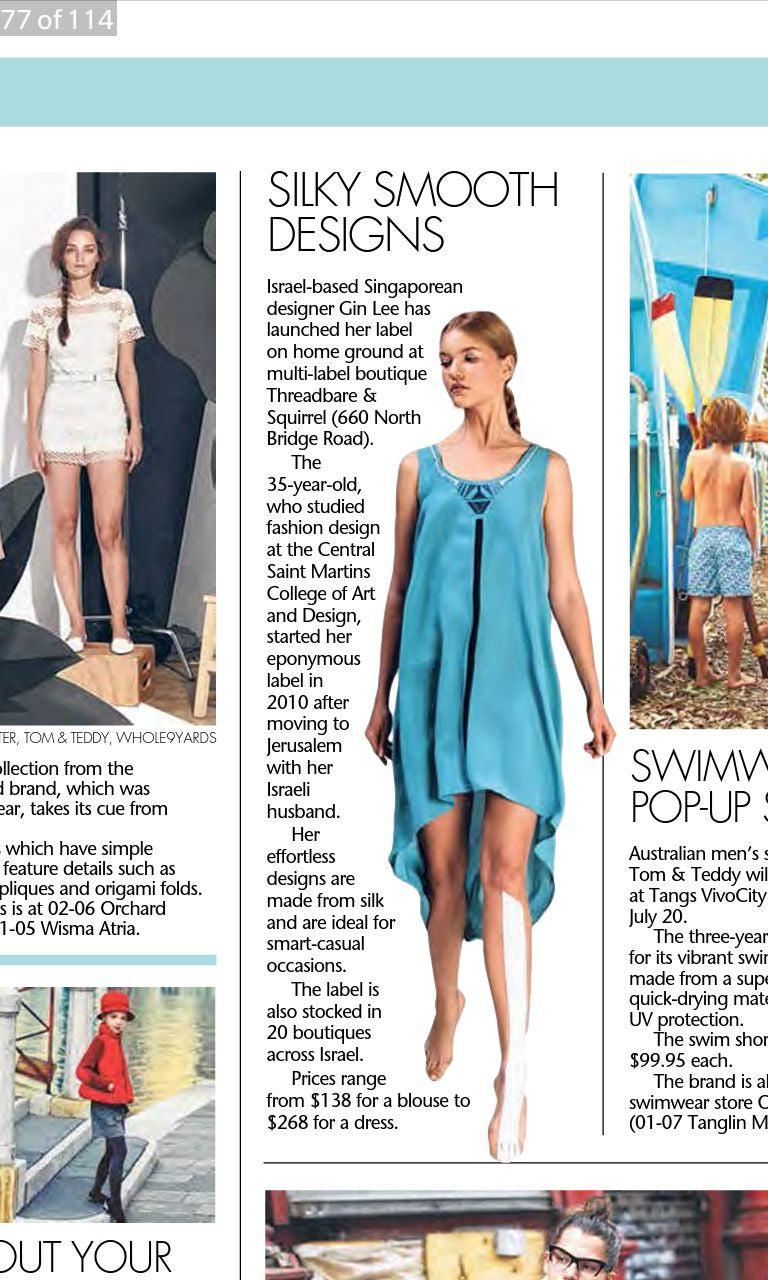 Silky Smooth Designs / The Straits Times