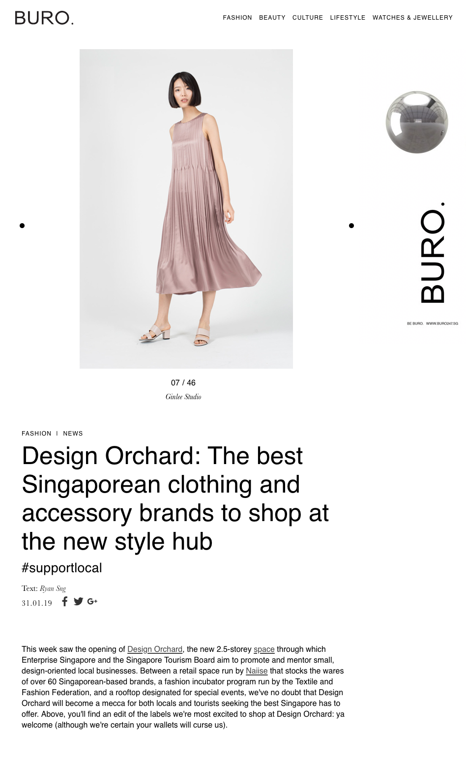 Buro 24/7: Design Orchard: The best Singaporean clothing and accessory brands to shop at the new style hub