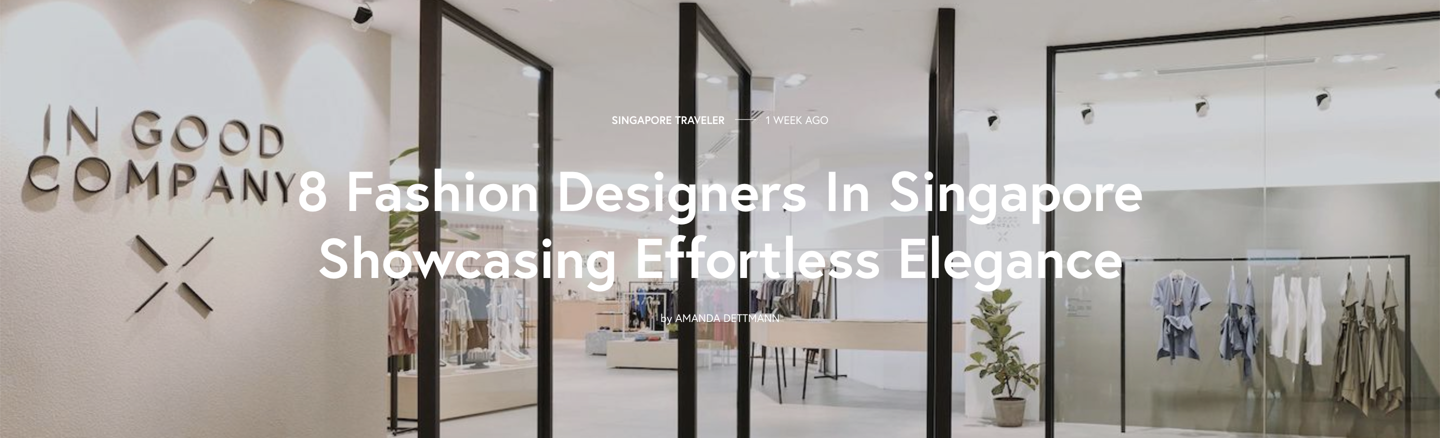 Jetset Times | 8 Fashion Designers In Singapore Showcasing Effortless Elegance