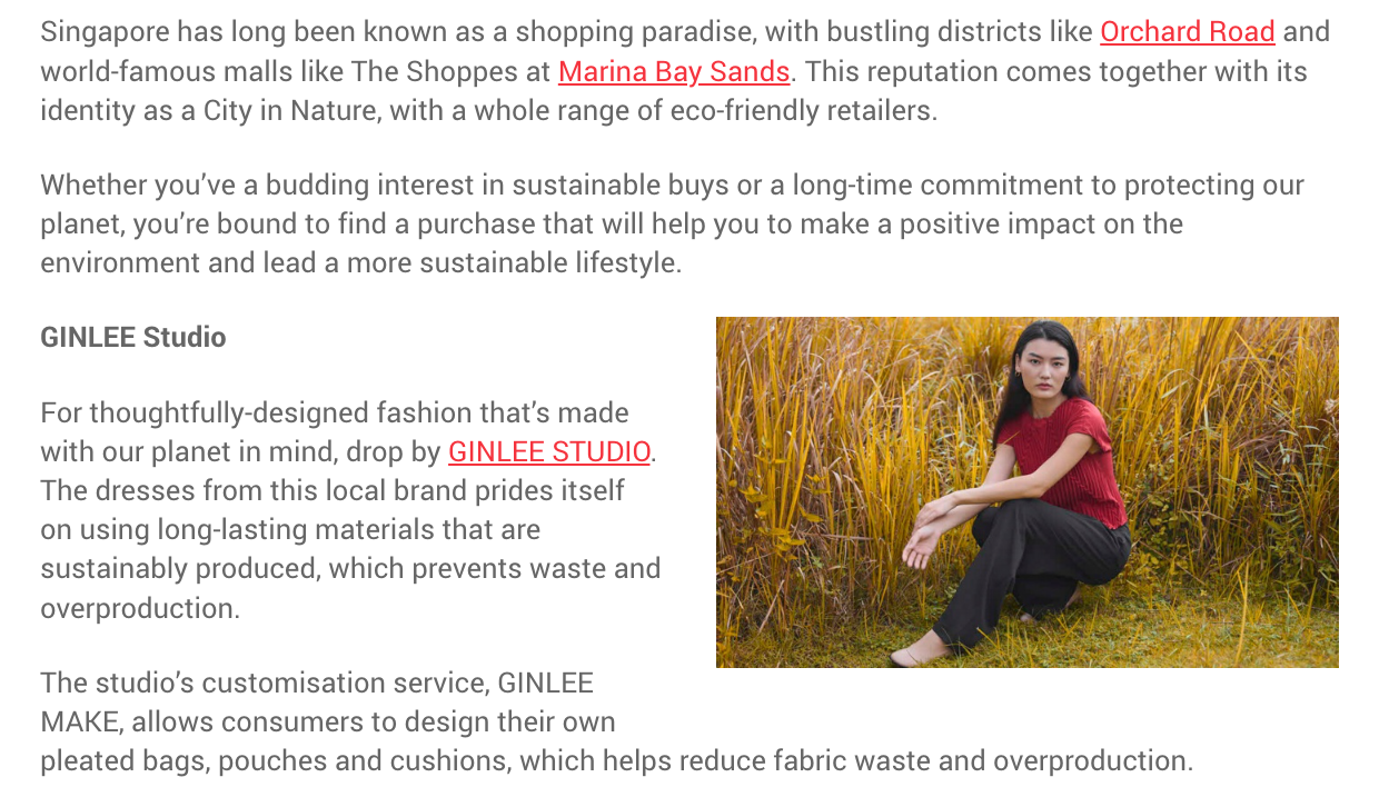 Visit Singapore: Sustainable Shopping Sprees in SG