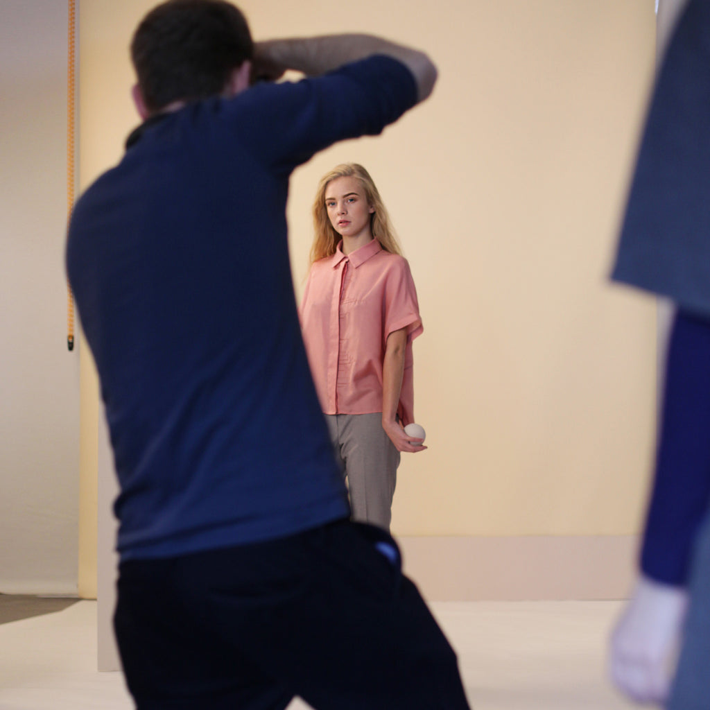 Behind-the-scenes of SS16 photoshoot