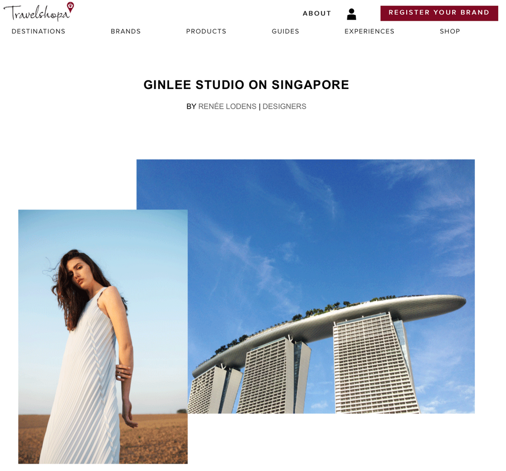TRAVELSHOPA: GINLEE Studio on Singapore