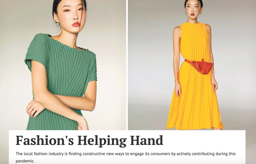 Business Times | Fashion's Helping Hand