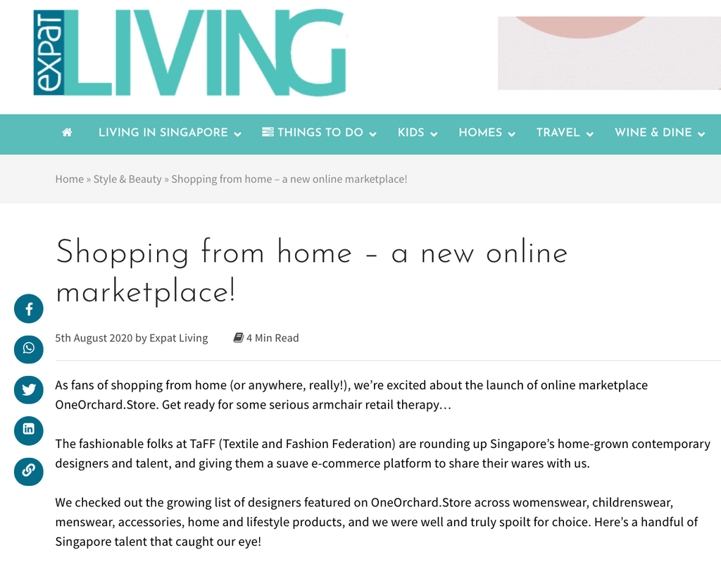 ExpatLiving | Shopping from home – a new online marketplace!