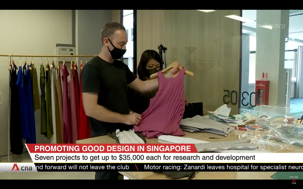 Channel News Asia (CNA) | 7 projects to get up to S$35,000 each under Good Design Research programme