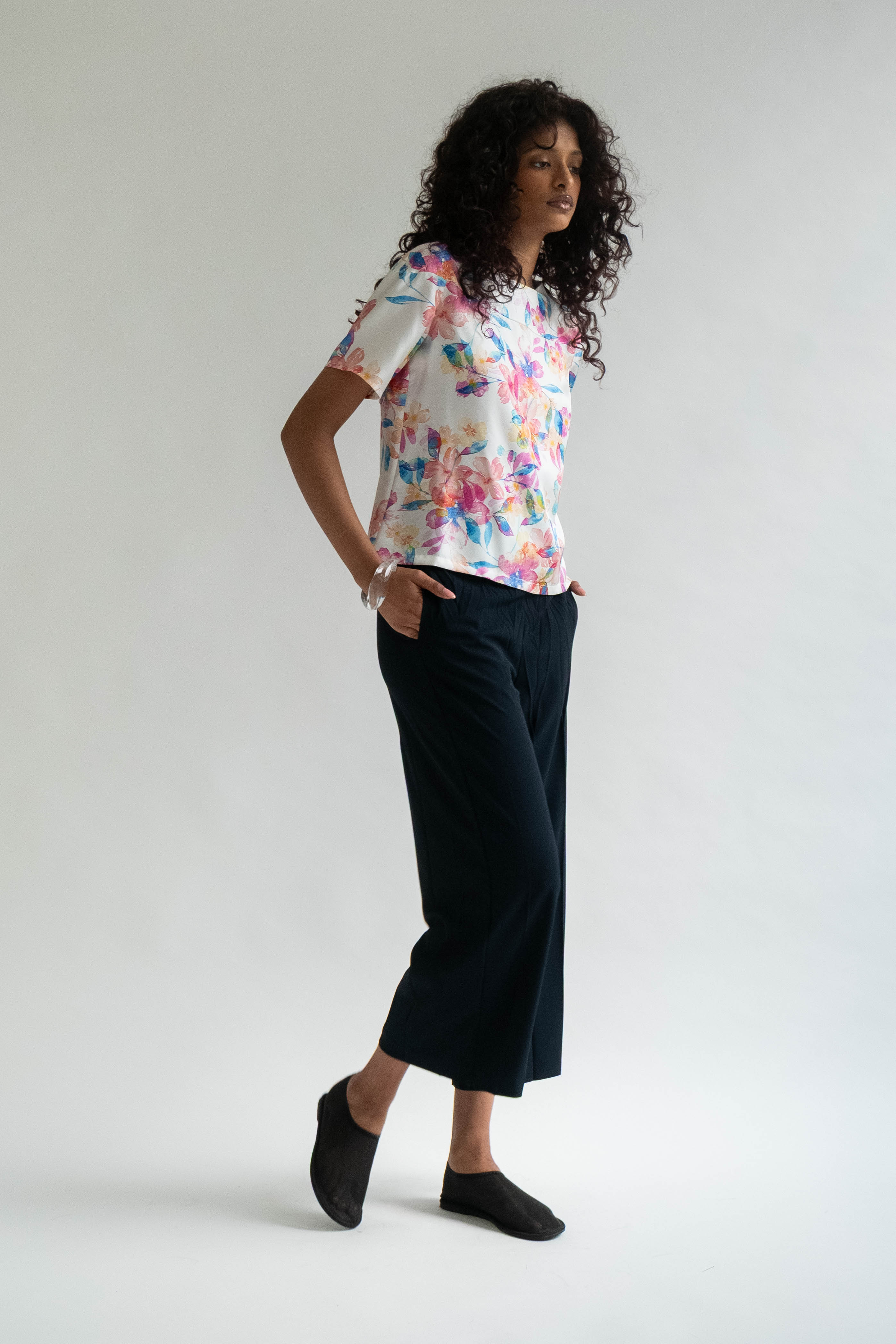 SILK BLOOM TOP