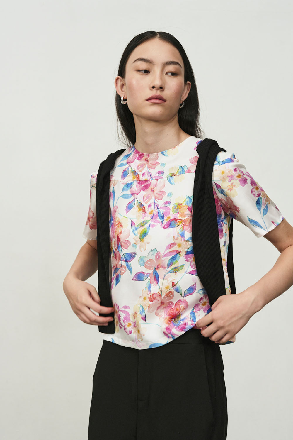 SILK BLOOM TOP