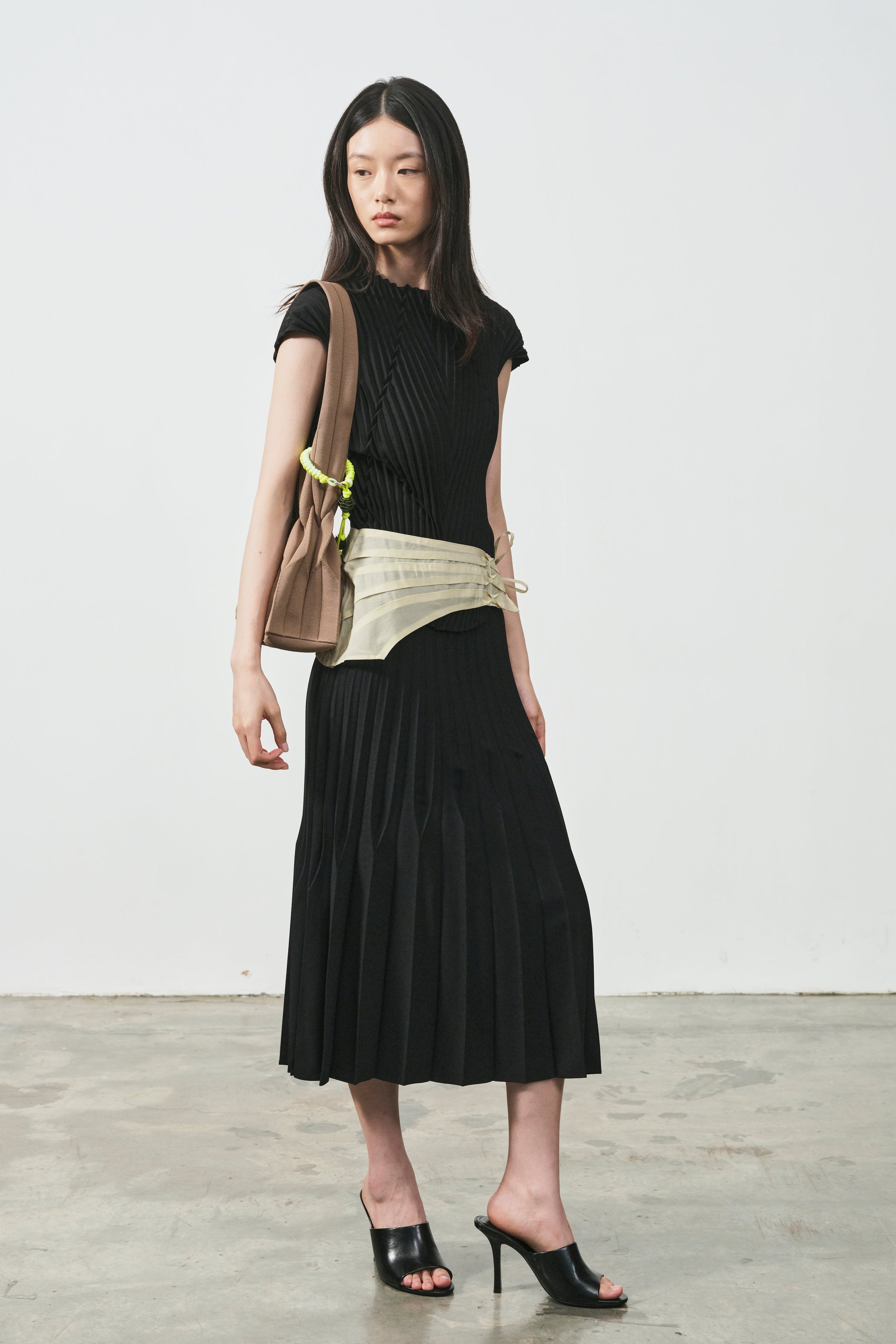PLEATED WAIST PANEL
