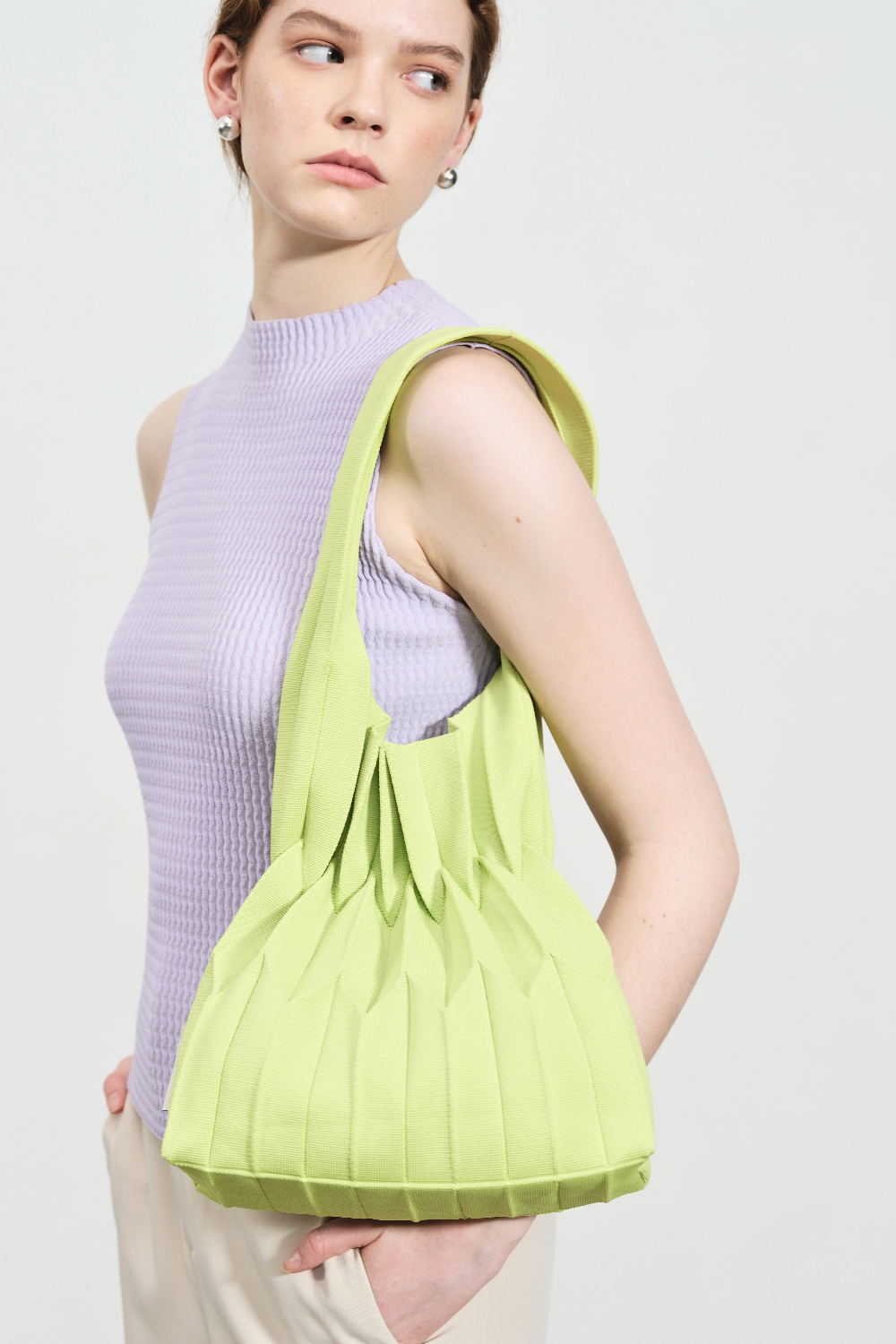 SCULPT PLEAT BAG SMALL